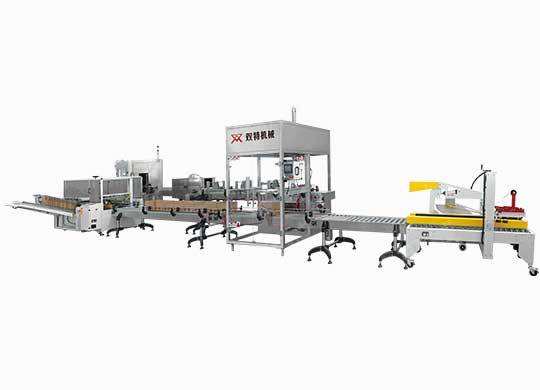 ST-ZX-500型全自動(dòng)開(kāi)箱、裝箱、封箱機(jī)組